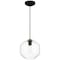 Access Lighting Clarity, LED Pendant, Black Finish, Clear Glass 29011LEDDLP-BL/CLR - alternate 1